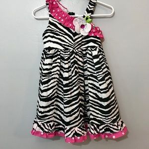 Zebra dress by Rare Editions